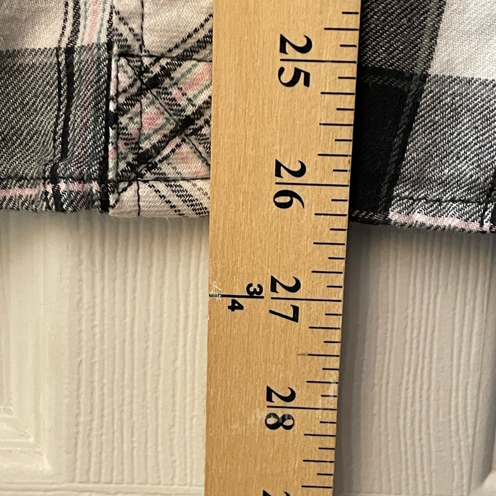 Hurley Cotton Hooded Flannel Long Sleeve Button Down Shirt Hoodie - Picture 7 of 8